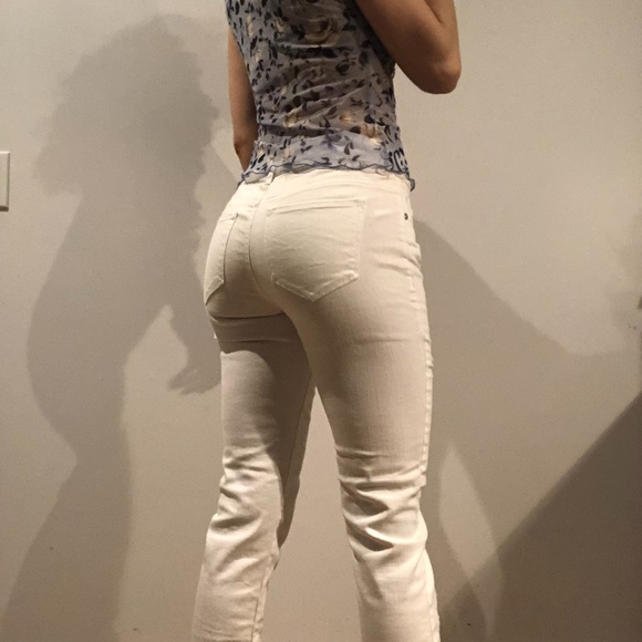Low rise white pants - Picture 6 of 6